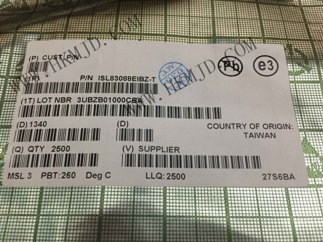 供應(yīng)半，收發(fā)器 ISL83088E ISL83088EIBZ RS-422/RS-485 接口 IC