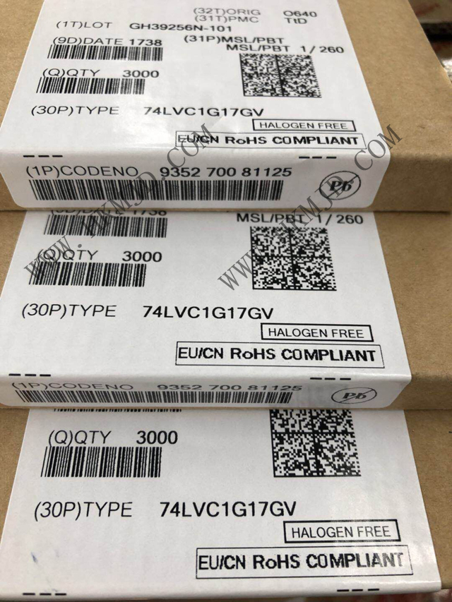 NXP 74LVC1G17GV 邏輯緩沖器，驅(qū)動器，接收器，收發(fā)器