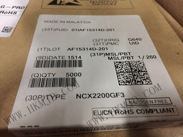 低功耗 NCX2200GF3 線性比較器 滿(mǎn)擺幅 6-XSON 表面貼裝型