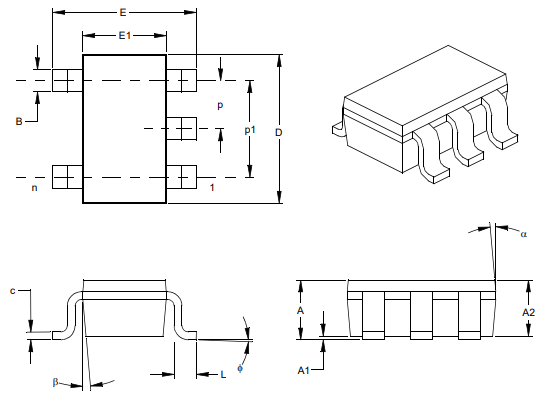 （Microchip）溫度傳感器TC77-5.0MCTTR-VAO 數(shù)字，本地 -40°C ~ 125°C 12 b SOT-23-5