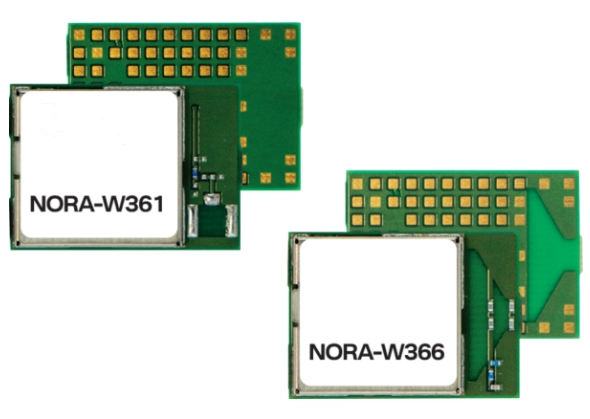 u-blox發(fā)布新款雙頻Wi-Fi藍(lán)牙LE模塊：NORA-W361-00B、NORA-W366-00B