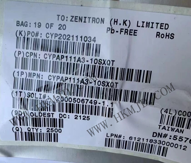 EZ-PD? PAG1P 主側啟動控制器 CYPAP111A3-10SXQT 適用于 USB PD 充電器和適配器