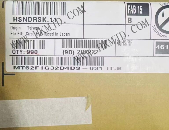 Micron存儲器 MT62F1G32D4DS-031?IT:B LPDDR5 32G 1GX32 FBGA QDP