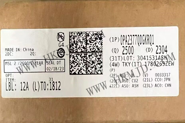汽車放大器_OPA2377QDGKRQ1_軌到軌輸入/輸出、低噪聲、5MHz CMOS 運(yùn)算放大器