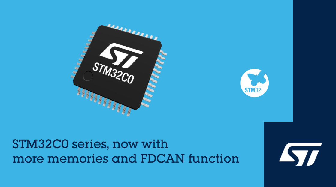 意法半導(dǎo)體新推出的STM32C0 MCU降低嵌入式開發(fā)門檻