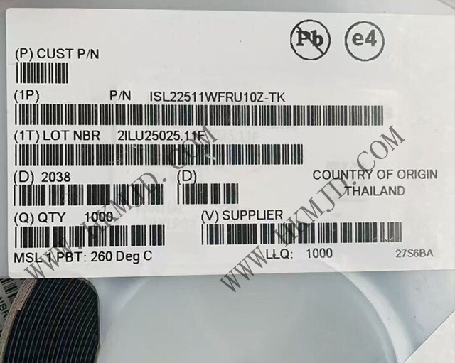 明佳達(dá)供應(yīng)Renesas（ISL22511WFRU10Z）XDCP? 數(shù)字電位計(jì)，助力高性能電子設(shè)計(jì)