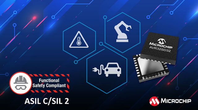 Microchip正式推出AVR SD系列入門級單片機（MCU），降低安全型應用的系統(tǒng)成本和復雜性