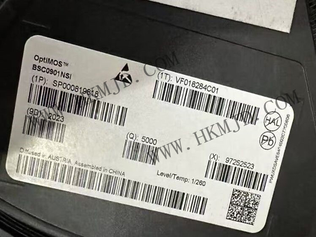 英飛凌N溝道 MOSFET_BSC0901NSI_OptiMOS? 功率 MOSFET，30V