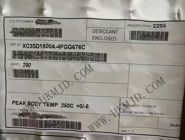 長(zhǎng)期穩(wěn)定供應(yīng)XILINX XC3SD1800A-4FGG676C FPGA（現(xiàn)場(chǎng)可編程門陣列）