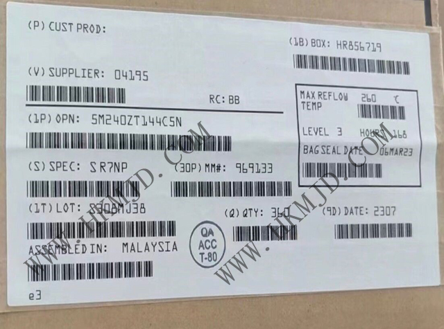 Intel MAX V系列復(fù)雜可編程邏輯器件（CPLD）——5M240ZT144C5N