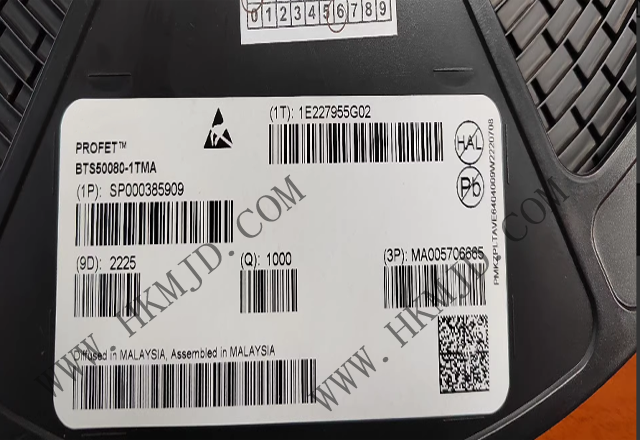 BTS50080-1TMA 英飛凌單通道高壓側(cè)電源開關(guān)，具有嵌入式保護(hù)功能