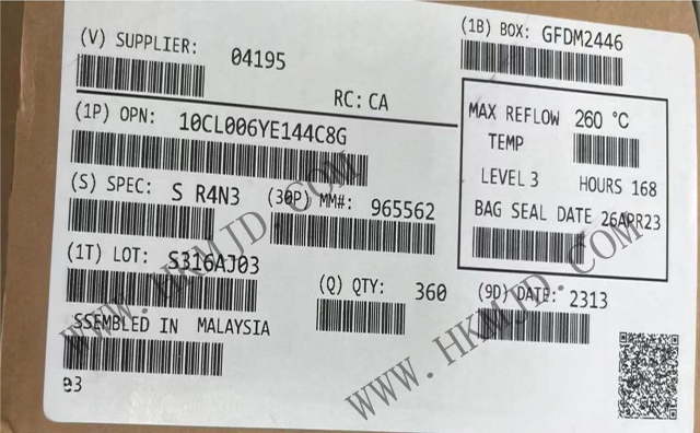 提供全新原裝Intel 10CL006YE144C8G FPGA芯片