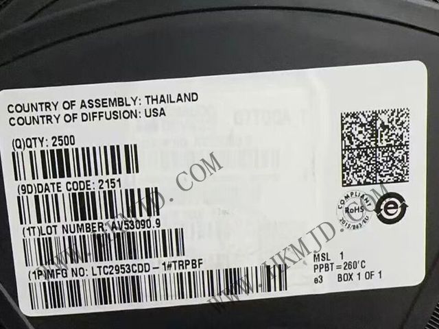 ADI LTC2953CDD-1 帶電壓監(jiān)控的按鈕式開(kāi)/關(guān)控制器