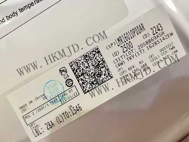 LMR16010PDDAR(TI): SIMPLE SWITCHER? 60V、1A 降壓轉(zhuǎn)換器（IQ 為 40μA）