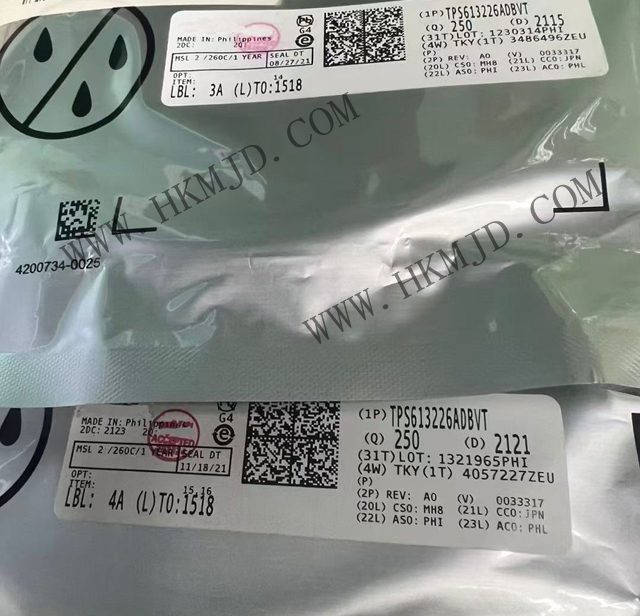 供應 靜態(tài)電流為 6.5μA 的 TI TPS613226ADBVT 1.8A 同步升壓轉換器